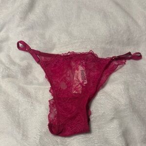 Victoria's Secret Fuchsia Lace Panties
